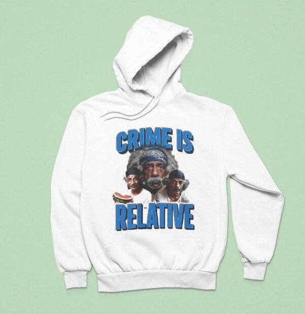 Albert Einstein Crime Is Relative Watermelon Hoodie