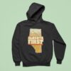 Alberta First Map Vintage Hoodie