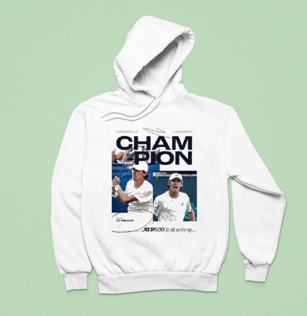 Alex De Minaur Claims His Th Atp Tour Title Win Washington Open Champions Hoodie