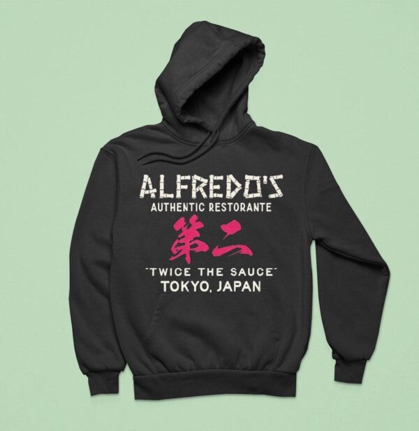 Alfredo S Authentic Restorante Twice The Sauce Tokyo Japan Bamboo Hoodie