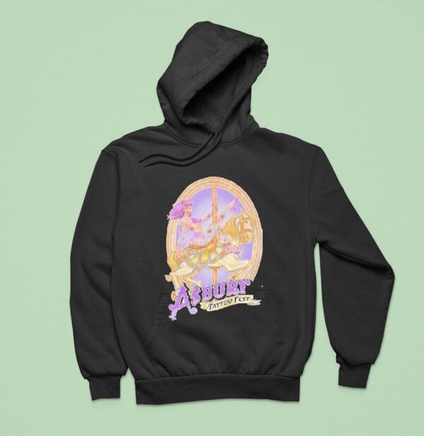 Asbury Tattoo Fest Girl Horse Hoodie