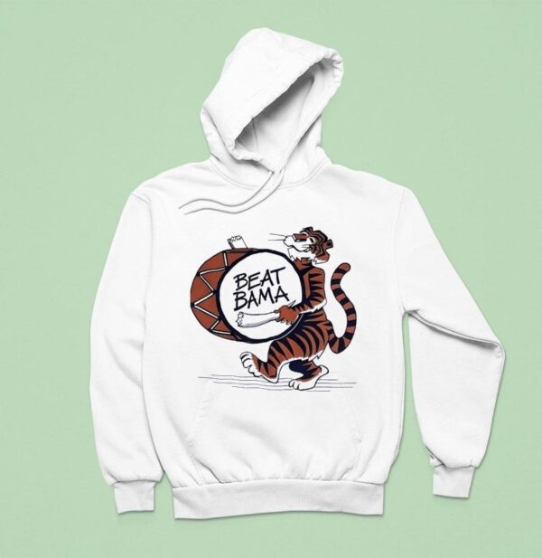 Auburn Tigers Beat Alabama Crimson Tide Mascot Playing Drum Hoodie