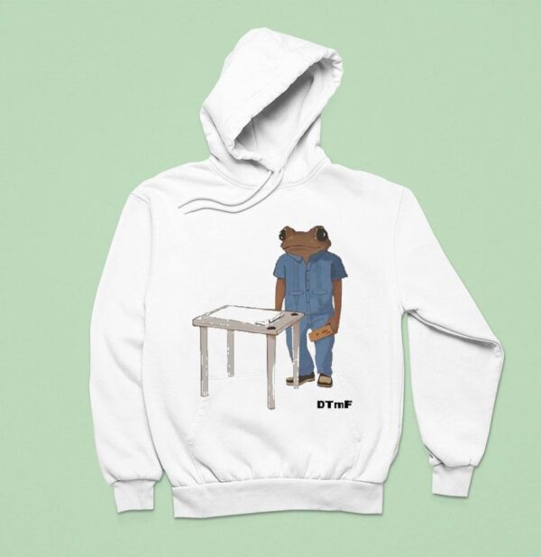 Bad Bunny Deb Tirar Ms Fotos Concho Table Frog Hoodie