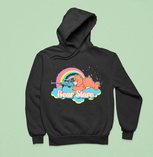Bear Stare Slouchy Fi Hoodie