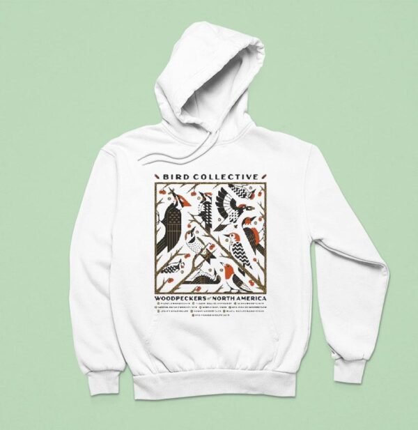 Bird Collective Woodpeckers Of North America Hoodie