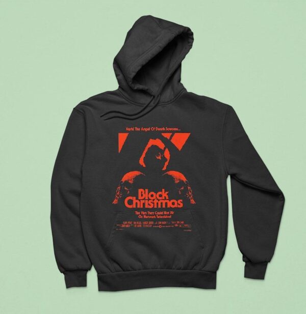 Black Christmas Hark The Angel Of Death Screams Hoodie