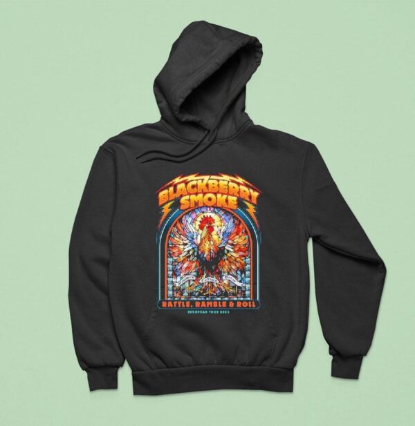 Blackberry Smoke Rattle Ramble And Roll European Tour Hoodie