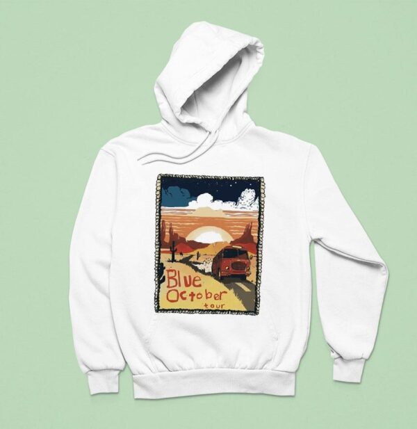 Blue October Desert Tourbus Tour Hoodie