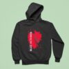 Blue October Splatter Hear Hoodie