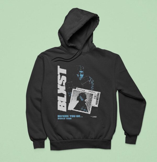 Blxst Before You Go World Tour Boarding Pass Hoodie