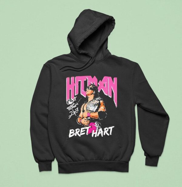 Bret Hart Hitman Signature Hoodie