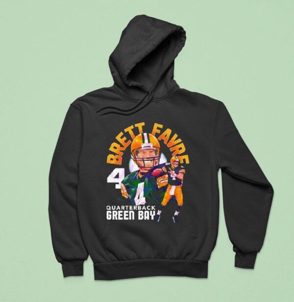 Brett Favre Green Bay Quarterback Vintage Hoodie