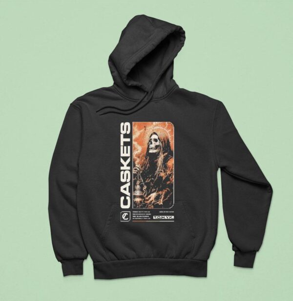 Caskets The Only Heaven You Ll Know Tohyk Leeds Grim Reaper Hoodie