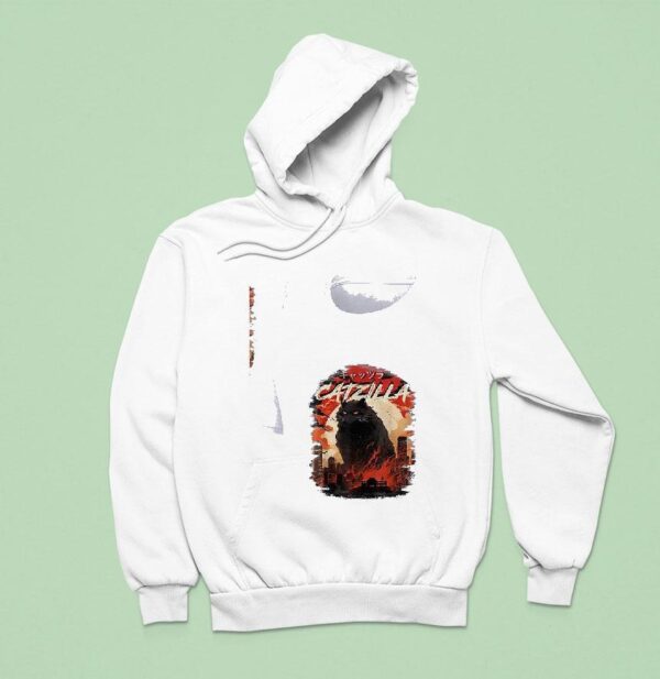 Cat Catzilla Japanese Hoodie