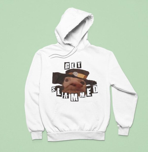 Cat Meme Get Slammed Hoodie