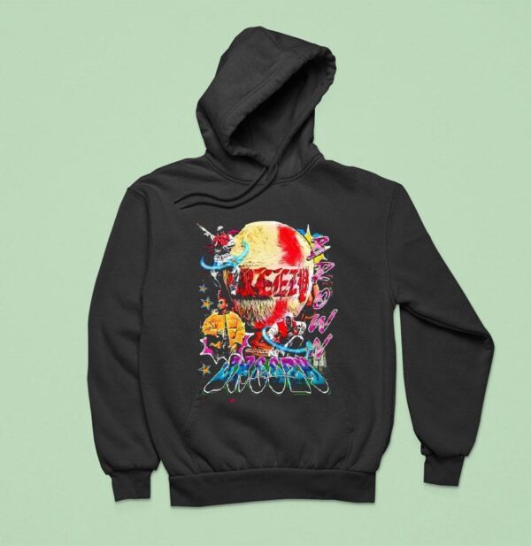 Chris Brown Breezy Album Bootleg Vintage Streetwear Hoodie