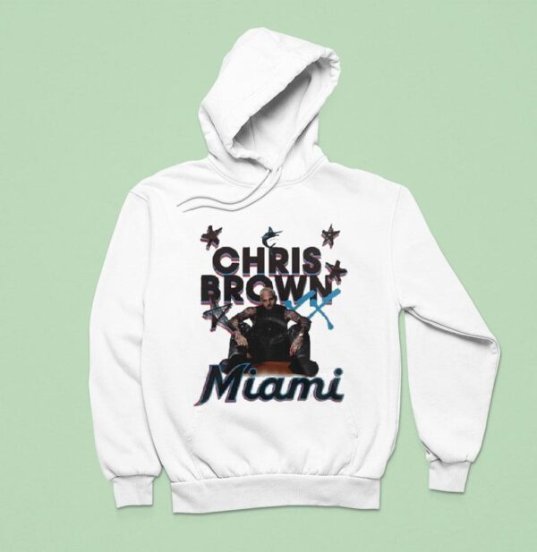 Chris Brown Miami Marlins Years Europe North America Tour Hoodie