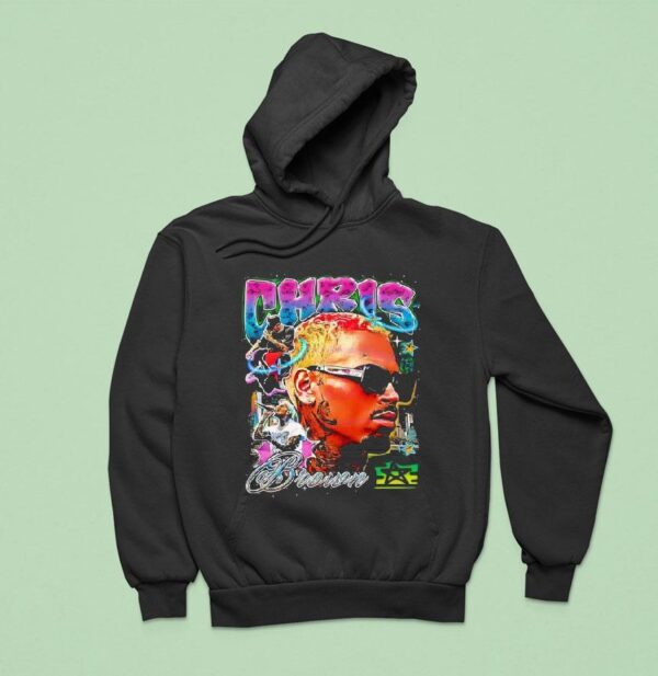 Chris Brown Retro Bootleg Hip Hop Hoodie