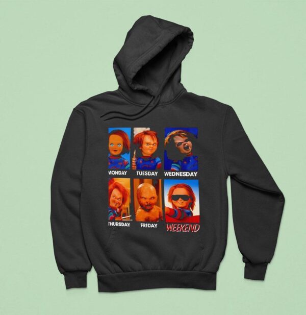 Chucky Days Of The Week Halloween Hoodie