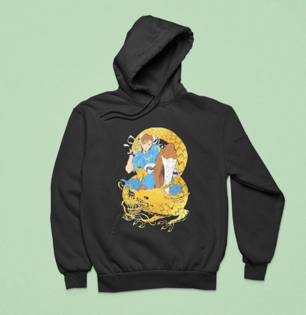 Chun Li Gold Dragon Hoodie
