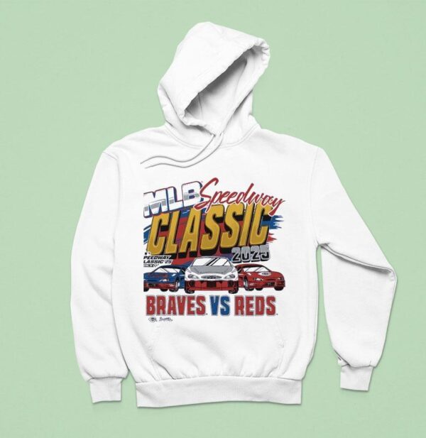 Cincinnati Reds Vs Atlanta Braves Mlb Speedway Classic Hoodie