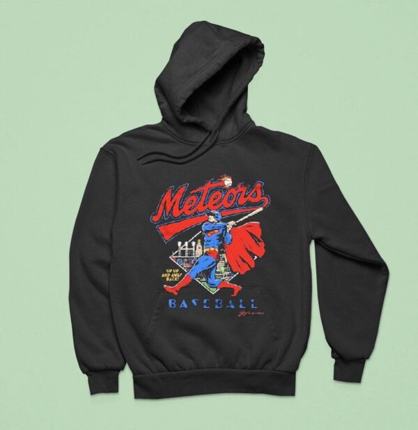 Cleveland Guardians Meteors Up Up And Away Back Superman Hoodie