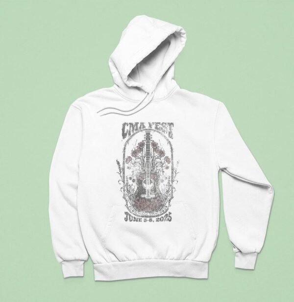 Cma Fest Folk Guitar June Nashville Tennessee Hoodie