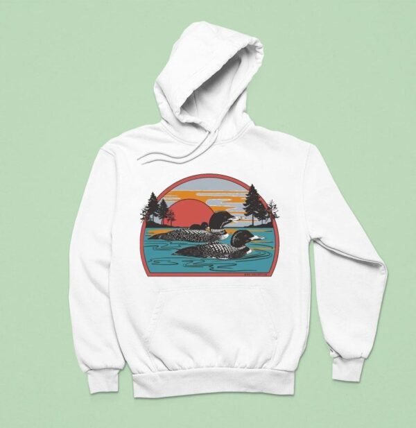 Common Loon Ducks Bird Collective Hoodie
