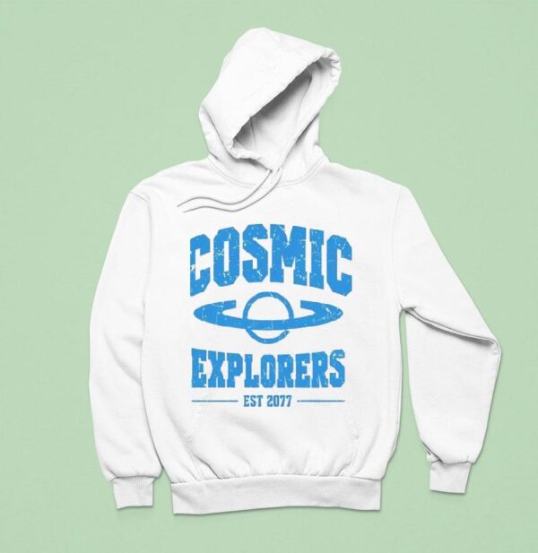 Cosmic Explorers Est Hoodie