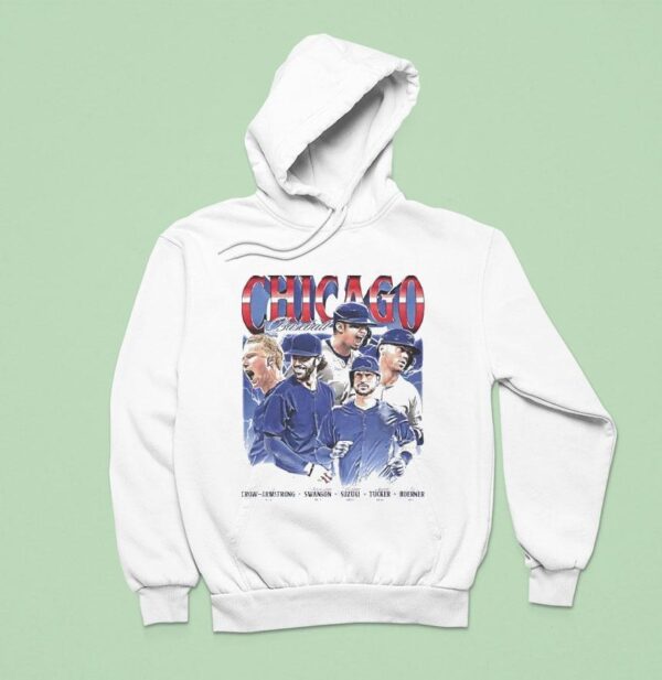 Crow Armstrong Swanson Suzuki Tucker And Hoerner Chicago Signatures Hoodie