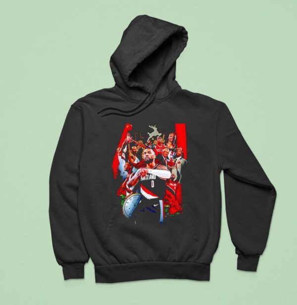 Damian Lillard Watch Portland Trail Blazers Basketball Hoodie
