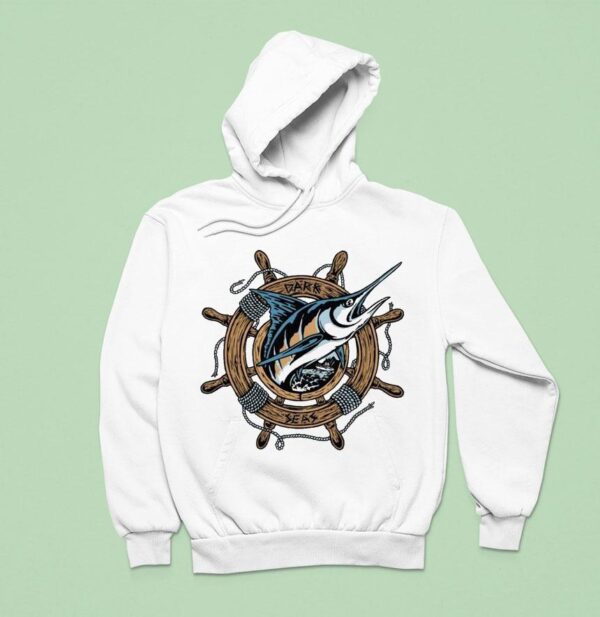 Dark Seas Waterlogged Fish Hoodie