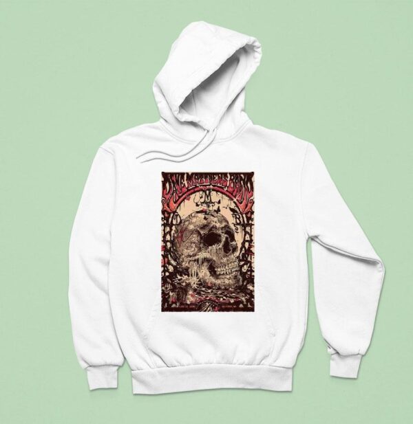 Dave Matthews Band Gilford Nh Show Skull Hoodie
