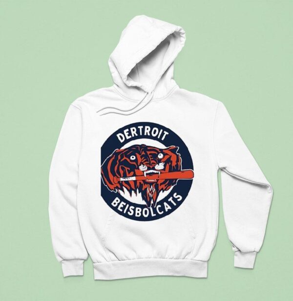 Dertroit Beisbolcats Logo Hoodie