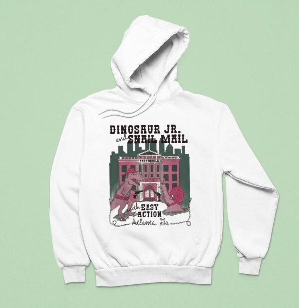 Dinosaur Jr And Snail Mail At The Tabernacle In Atlanta Ga On July Western Cartoon Hoodie