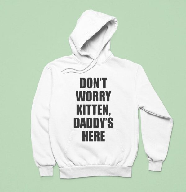 Don T Worry Kitten Daddy S Here Hoodie