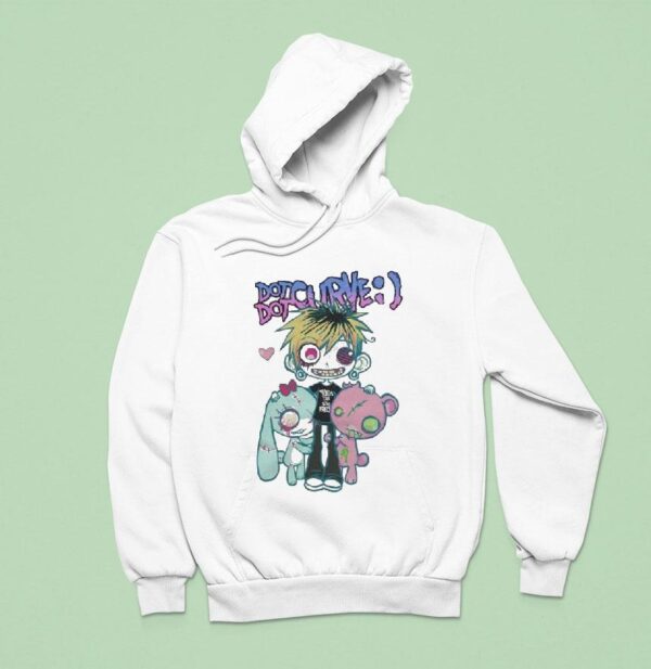 Dot Dot Curve Smiley Hoodie