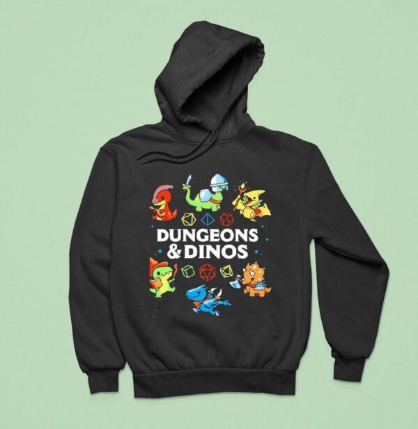 Dungeons And Dinos Parody Hoodie