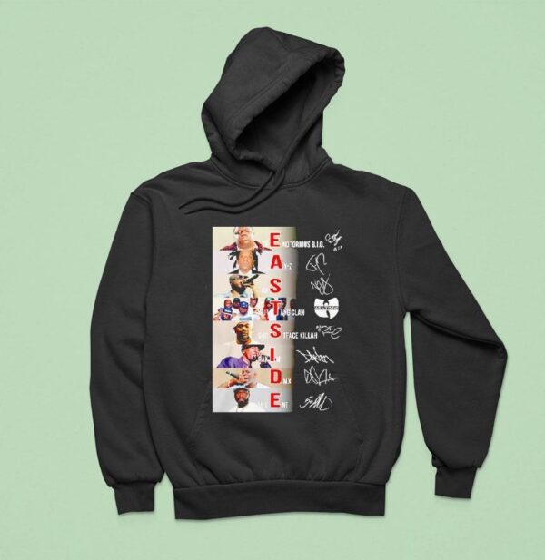 Eastside Hip Hop Legends Wu Tang Signatures Hoodie