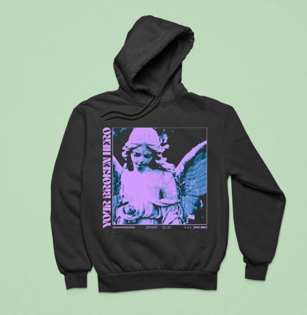 Emo S Not Dead Your Broken Hero Angel Hoodie