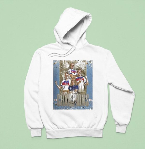 England Women National Football Team Defeat Spain Football Team Win Uefa Women Euro Champions Hoodie