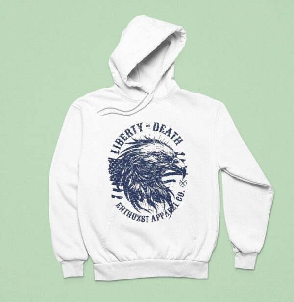 Enthuzst Liberty Or Death Eagle Hoodie
