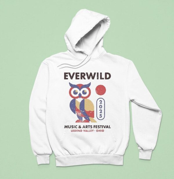 Everwild Music And Arts Festival Legend Valley Ohio Geo Owl Hoodie