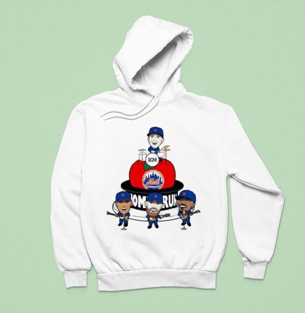 Fab Four Mets Lgm Baseball Hoodie