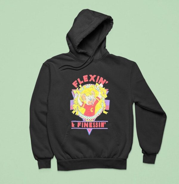Flexin And Finessin Vintage Hoodie