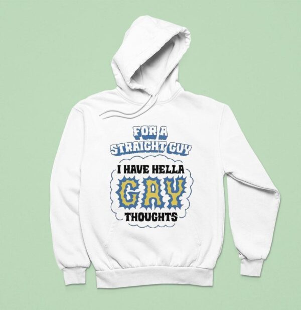 For A Straight Guy I Have Hella Gay Thoughts Hoodie