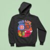 For Life Chicago Cubs Bears Blackhawks Bulls Circle Logos Hoodie
