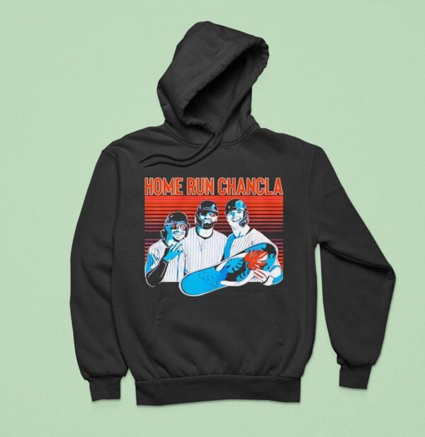 Francisco Lindor Brandon Nimmo And Pete Alonso Home Run Chancla New York Mets Baseball Hoodie