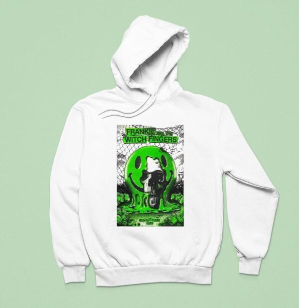 Frankie And The Witch Fingers Bug Out Tour Skull Smiley Hoodie