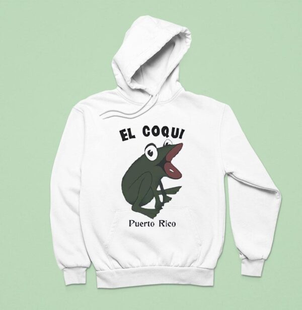 Frog Meme El Coqui Puerto Rico Hoodie